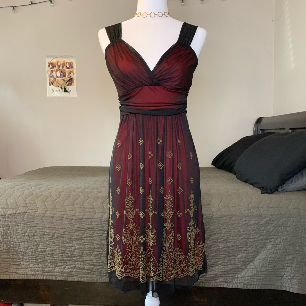 Midi Tie Back Dress